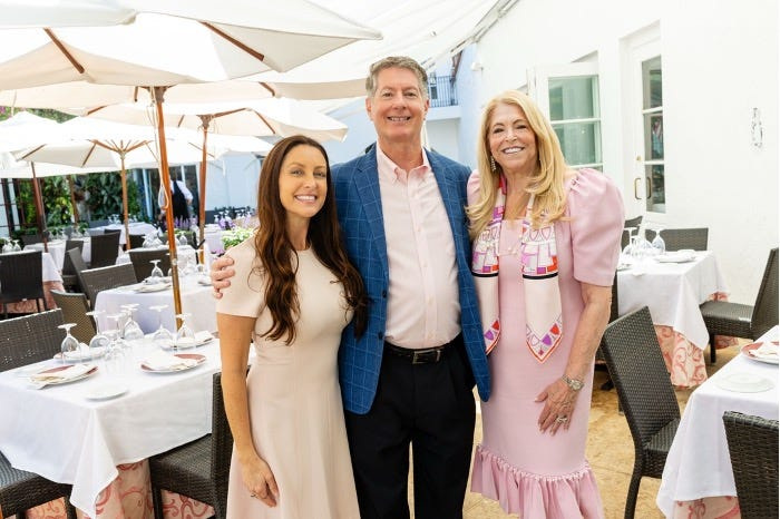 Lyndsey McMillan (left), Todd L'Herrou and Karen Swanson