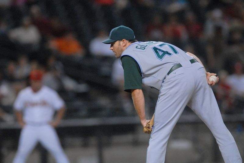 Jun 18, 2007; Phoenix, AZ, USA; Tampa Bay Devil Rays pitcher (47) Gary Glover against the Arizona Diamondbacks at Chase Field. Mandatory Credit: Mark J. Rebilas-USA TODAY Sports Copyright © 2007 Mark J. Rebilas