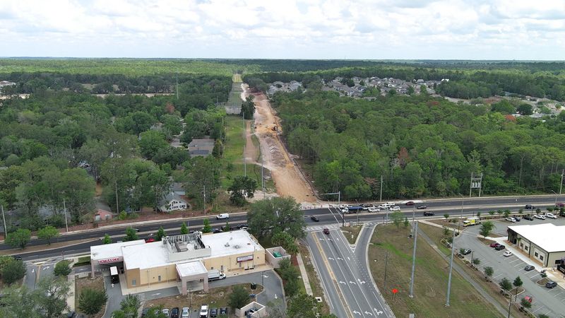 Construction continues on the Northwest 122nd Street extension at West Newberry Road in Alachua County on Tuesday, May 19, 2026.