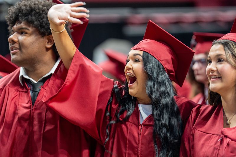 Hundreds gathered at the Tucker Civic Center to celebrate the academic achievements of 450 graduates as they were each recognized during the Chiles High School graduation ceremony on Tuesday, May 19, 2026.