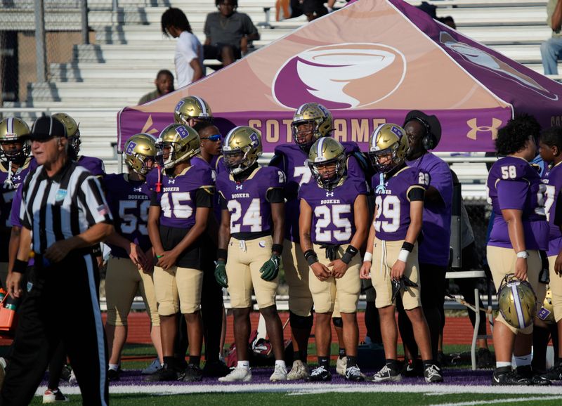 Booker High hosted Miami Palmetto High Wednesday, May 20, 2026 in a spring football jamboree.
