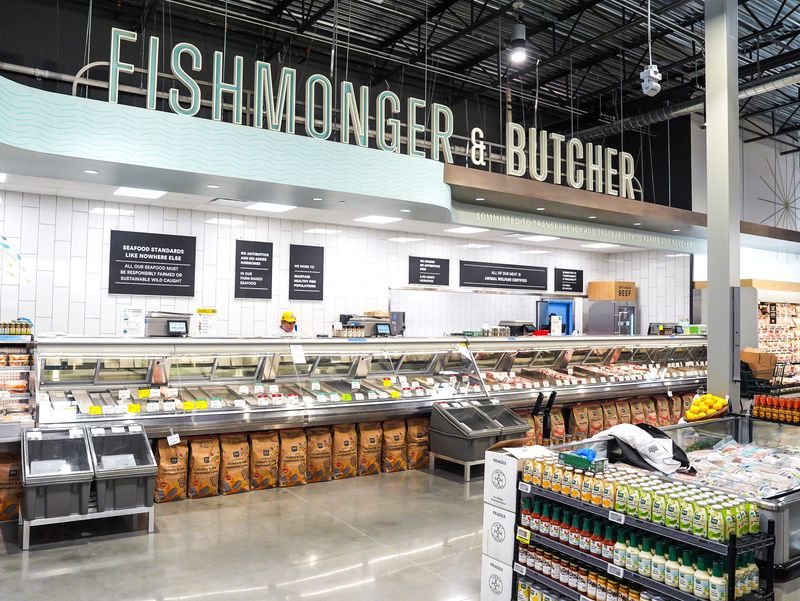 The meat department at the new Whole Foods at 1 Riverside Ave., Jacksonville, Fla.. The store is opening on Thursday, May 21, 2026. [Doug Engle/Florida Times-Union]