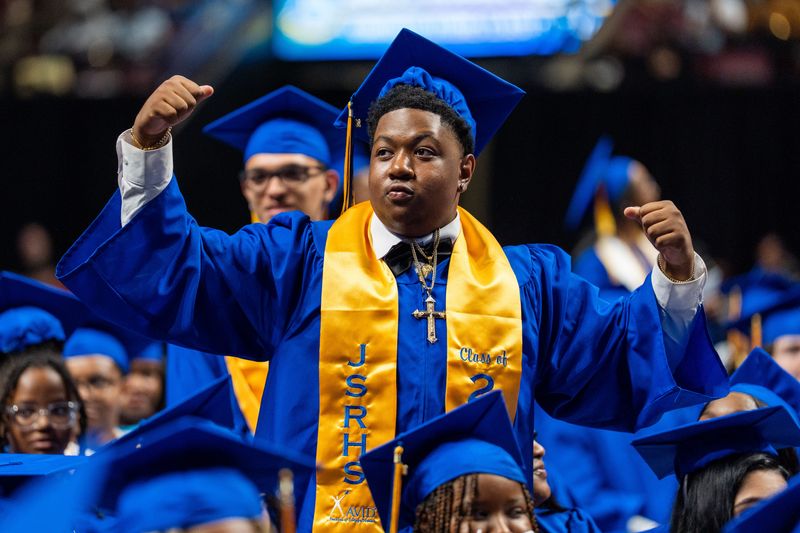 Hundreds gathered at the Tucker Civic Center to celebrate the academic achievements of 379 graduates as they were each recognized during the Rickards High School graduation ceremony on Thursday May 21, 2026.