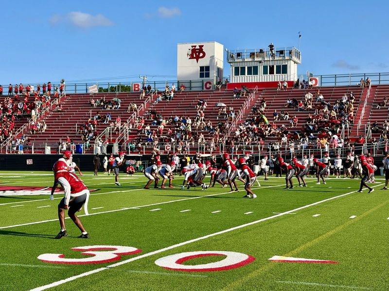 A nice crowd was on hand for the Vero Beach HIgh team scrimmage Thursday, May 21 at Billy Livings Field at the Citrus Bowl in Vero Beach.