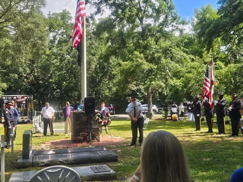 Veterans of Foreign Wars Post 3308 will hold its annual Memorial Day Ceremony at 11 a.m. Monday, May 25, 2026, at the VFW Cemetery on the corner of Fox Road and Old Blair Road.