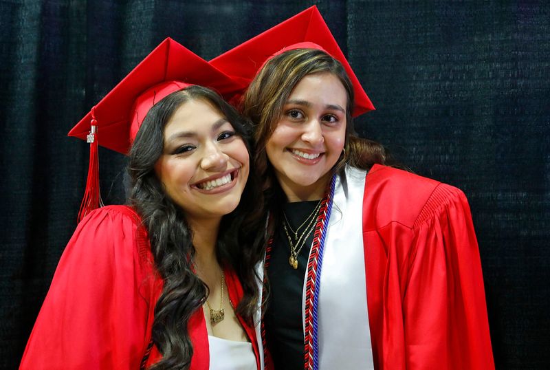 Seminole Ridge graduation ceremony at the South Florida Fairgrounds on May 21, 2026, in suburban West Palm Beach, Florida.