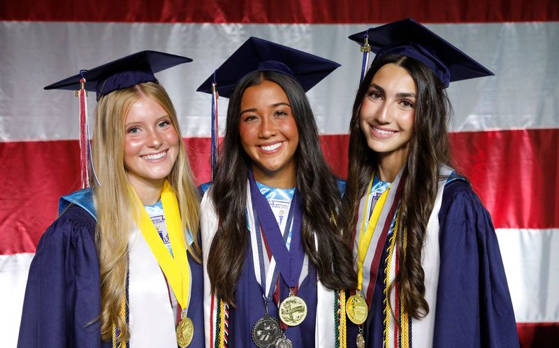 Dwyer High School graduation ceremony at the South Florida Fairgrounds on May 21, 2026, in suburban West Palm Beach, Florida.