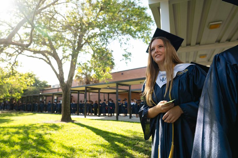 Naples High School Class of 2026 graduated May 22, 2026, in the school's gymnasium. The approximately 364 seniors at the school were among thousands of students graduating in Collier County this year.