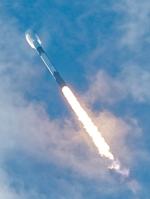 A SpaceX Falcon 9 rocket lifts off from Cape Canaveral Space Force Station on Memorial Day, May 25, 2026, carrying 29 Starlink satellites. Craig Bailey, FLORIDA TODAY via USA TODAY NETWORK