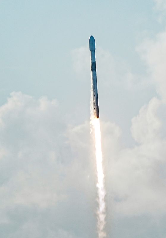 A SpaceX Falcon 9 rocket lifts off from Cape Canaveral Space Force Station on Memorial Day, May 25, 2026, carrying 29 Starlink satellites. Craig Bailey, FLORIDA TODAY via USA TODAY NETWORK