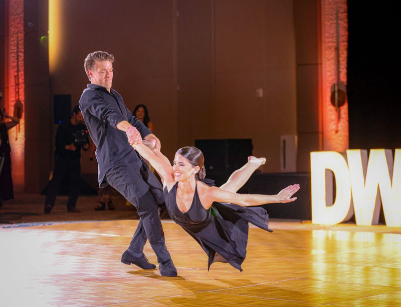Destin Mayor Bobby Wagner and his wife Bekah competed in the first-ever Dancing with the Emerald Coast Stars event in Walton County.