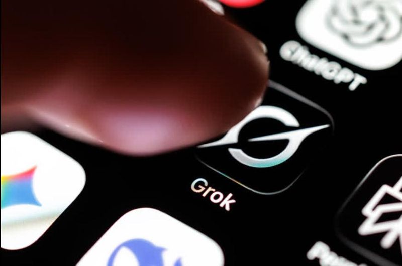 Grok AI app on iPhone