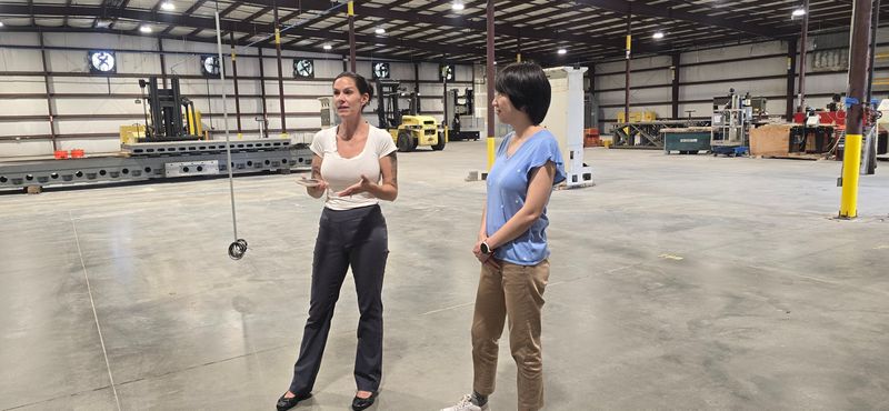 Field International staff are preparing to open their Pensacola manufacturing facility. Financial Controller Kristina Shoun and Group Sales & Marketing Operations Manager Amy Bradley discuss the type of work that will take place in the warehouse.