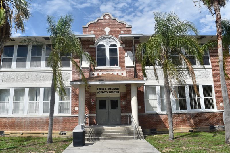 The Linda E. Weldon Activity Center in Eagle Lake, a former schoolhouse nearing its 100th birthday, could soon be razed as part of a plan to replace the city's municipal complex. Local residents are waging a high-pressure campaign to convince the City Commission to save the building.