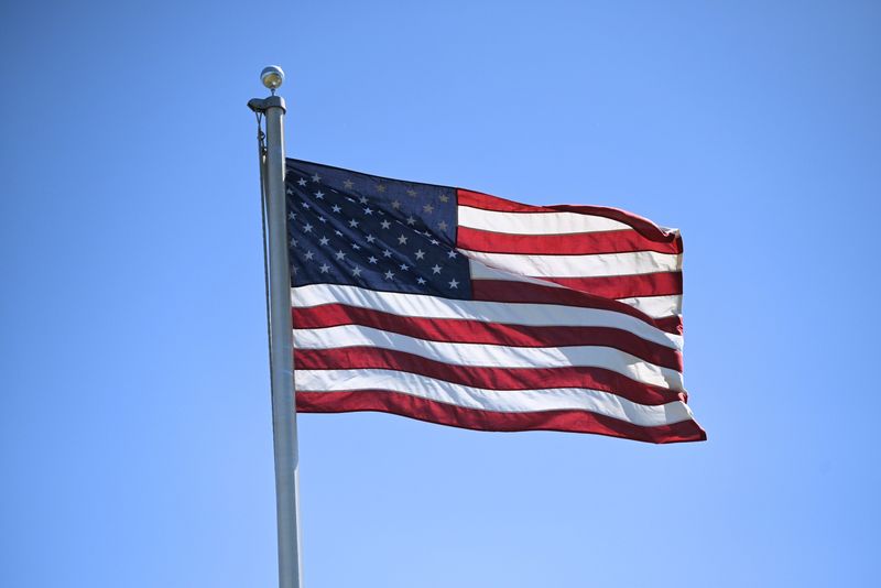 An American flag flies at Yale High School on Saturday, May 30, 2026.