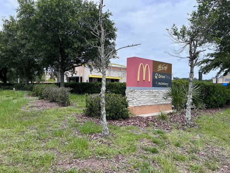 One man was shot outside this McDonald's at Palm Coast and Belle Terre parkways in Palm Coast when he intervened in a road rage incident on May 26, 2026, according to the Flagler County Sheriff's Office.