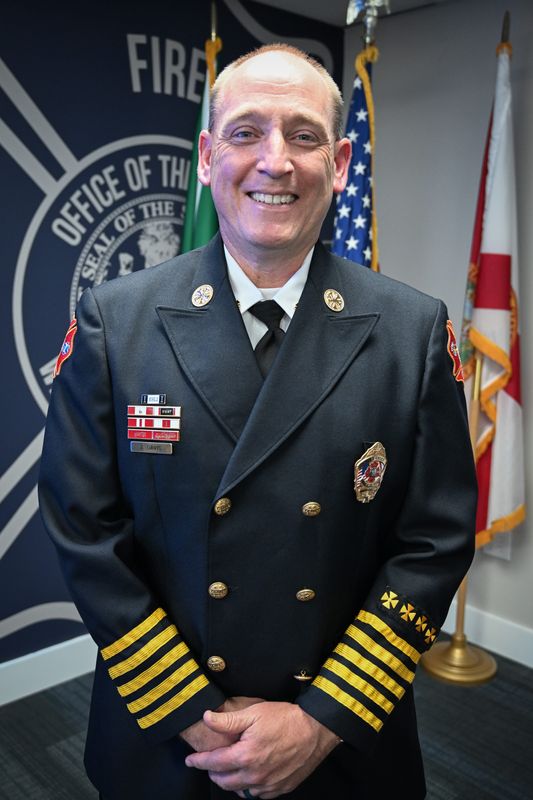 Jonathon Davis is the new chief of Walton County Fire Rescue