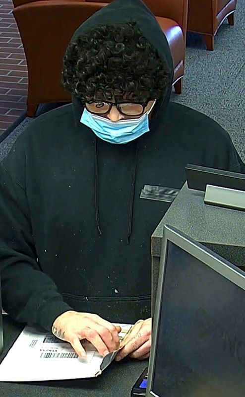 Escambia deputies are searching for a bank robbery suspect after a man robbed PNC Bank at Fairfield Drive and South Dakota Street Monday, June 1, 2026.