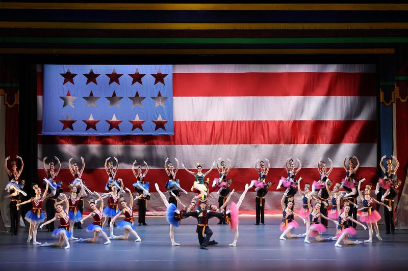 The Sarasota Ballet, seen performing George Balanchine’s “Stars and Stripes,” is one of the Sarasota organizations that has been approved for state funding in arts and culture programming.