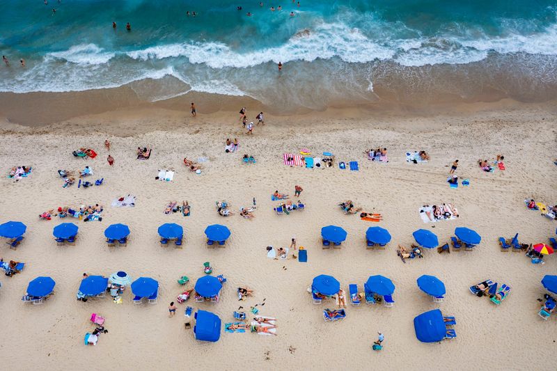 'Crystal-clear' water helped Delray Beach, seen here in March 2020, to earn USA TODAY's best beach award for the third consecutive year.