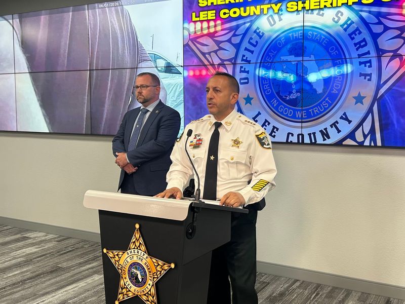 Daniel Eberly, a 43-year-old man from Cape Coral, was arrested by the Lee County Sheriff's Office after threatening to kill law enforcement officers, the sheriff said.
