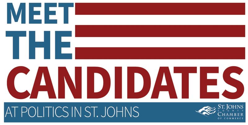The St. Johns County Chamber of Commerce hosts Meet the Candidates 2026.