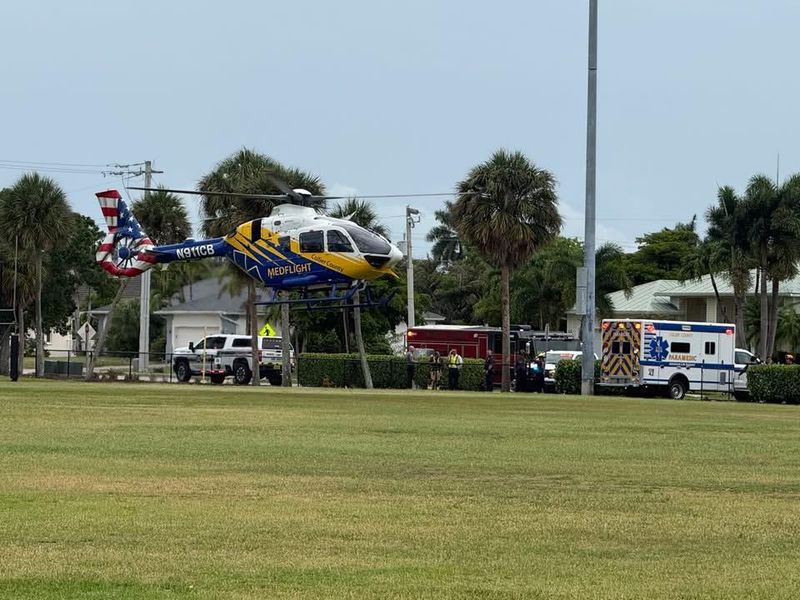 A woman was airlifted by helicopter to a hospital after a Wednesday, June 3, 2026, e-bike crash on Marco Island.