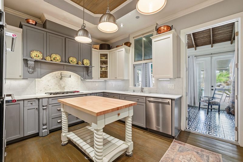 Culinary enthusiasts will appreciate the open kitchen.
