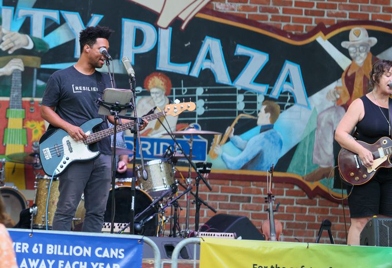 Pechora performs during the city of Gainesville’s "Free Fridays" concert series at Bo Diddley Plaza in Gainesville, FL on Friday, June 5, 2026.