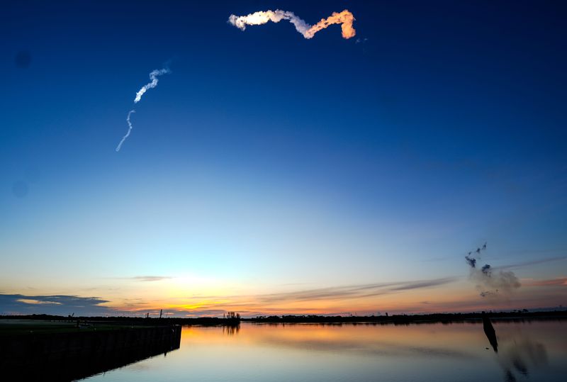 A SpaceX Falcon 9 rocket lifts off from Cape Canaveral Space Force Station June 8, 2026, carrying 29 Starlink satellites. This is the record breaking 35th flight of booster B1067. Craig Bailey, FLORIDA TODAY via USA TODAY NETWORK