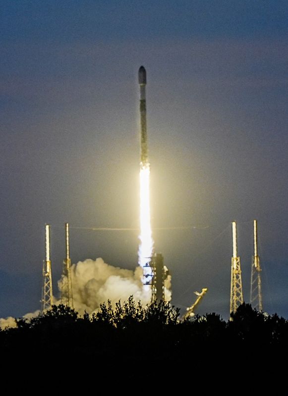 A SpaceX Falcon 9 rocket lifts off from Cape Canaveral Space Force Station June 8, 2026, carrying 29 Starlink satellites. This is the record breaking 35th flight of booster B1067. Craig Bailey, FLORIDA TODAY via USA TODAY NETWORK