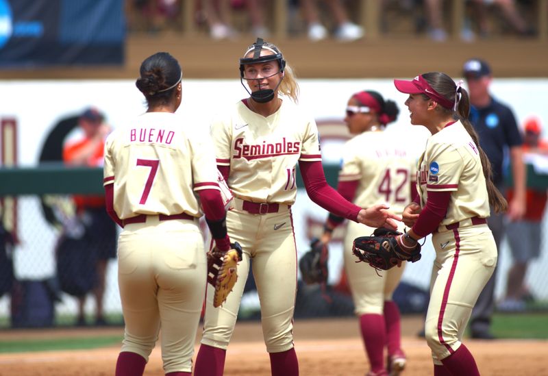 FSU softball faces Auburn in the NCAA Regional Championship game at JoAnne Graff field at Seminole Softball Complex on May 18, 2025