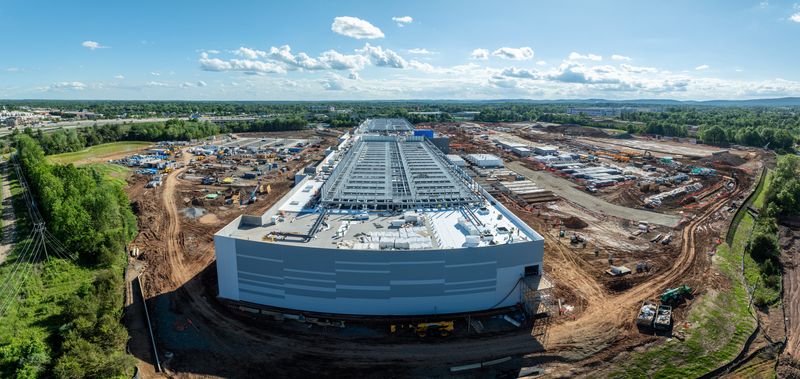 A data center in Prince William County, the epicenter of Northern Virginia’s massive data center expansion.