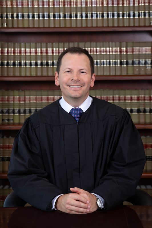 James Stewart is running in the election for circuit judge in the 20th Judicial Circuit, which covers Charlotte, Collier, Glades, Hendry and Lee Counties. He was appointed to the bench in 2025 by Gov. DeSantis. His opponent is Vera Bergermann.