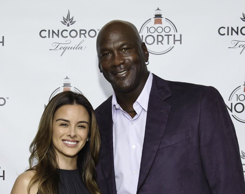 Yvette and Michael Jordan at 1000 North in Jupiter, Florida. Jordan is a co-founder of 1000 North, a private club and restaurant that plans to open later this year in downtown Sarasota. The owners of 1000 North have already purchased additional local property to expand its footprint in Sarasota.