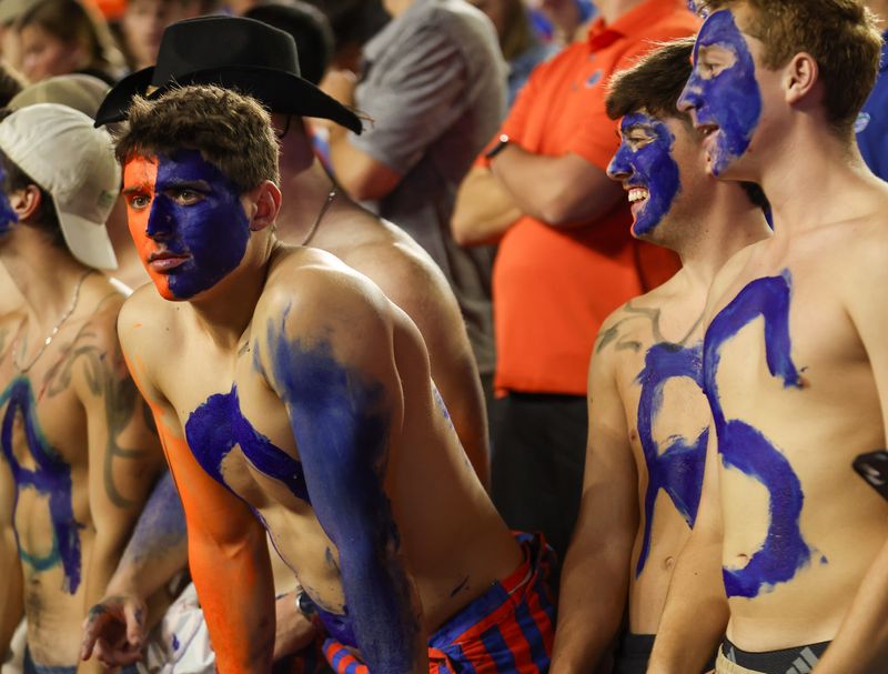 Sad Florida Fans watch the action during the second half of an NCAA football game against Tennessee at Steve Spurrier Field at Ben Hill Griffin Stadium in Gainesville, FL on Saturday, November 22, 2025. Florida lost to Tennessee 31-11[Alan Youngblood/Gainesville Sun]