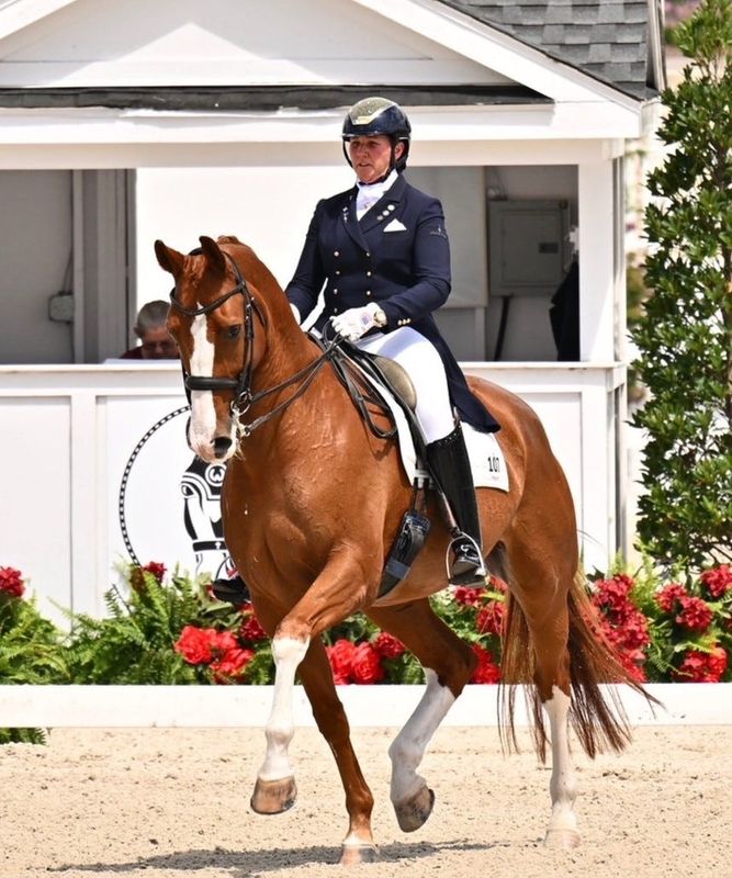Jodie Kelly-Baxley placed sixth overall at the Grand Prix Dressage National Championship in Ocala.