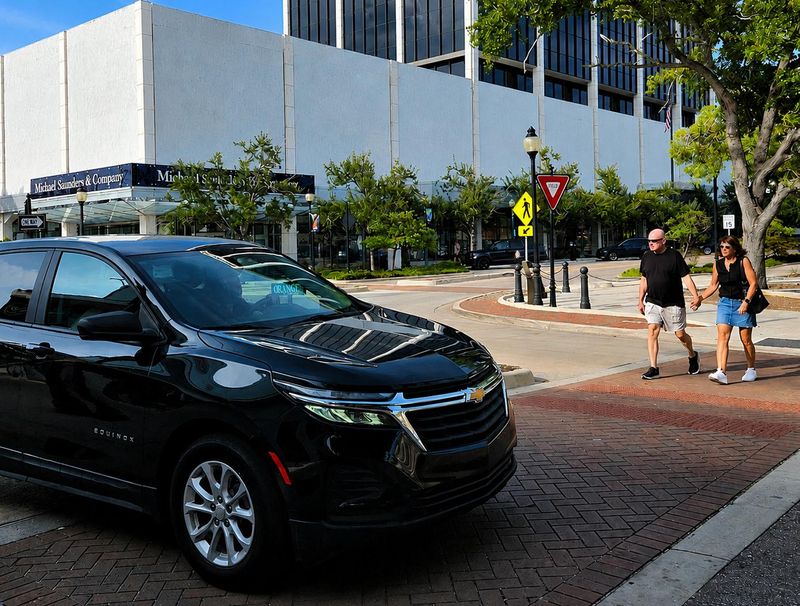 The Sarasota metro area ranked among the nation’s deadliest for pedestrian fatalities in a new study. Photo taken in downtown Sarasota on June 15, 2026.