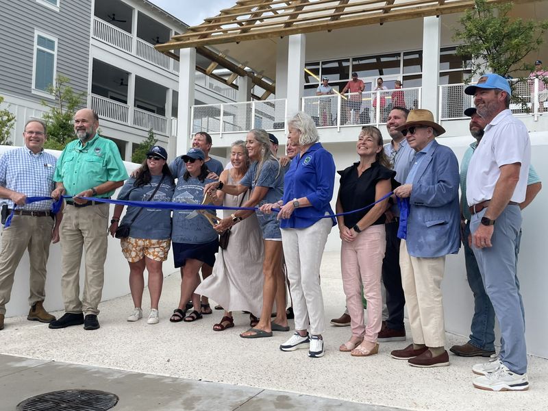 Members of the Walton County Commission as well as Walton County Tourism gathered on June 15 for the ribbon cutting of the new Bets 'Beachmama' Haynes Regional Beach Access in Grayton Beach.