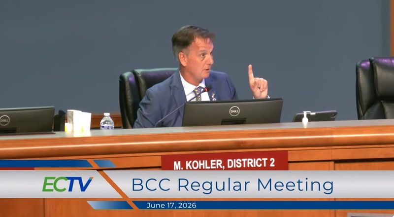 Escambia Commissioner Mike Kohler voted for the board to join a lawsuit against Clerk of Court Pam Childers as a plaintiff. The lawsuit was filed by two nonprofits that Kohler asked the board to approve funding to support but Childers withheld the money saying they didn't serve a county purpose.
