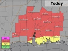 The National Weather Service has extended flood warnings around multiple rivers in both Escambia and Santa Rosa counties on Friday, many of which are currently forecast to last through the weekend.