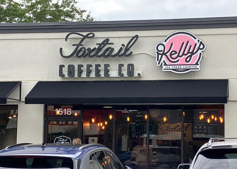 Foxtail Coffee Co. featuring a Kelly’s Homemade Ice Cream counter, recently opened at 1518 University Blvd. W., in the Winn-Dixie-anchored Lakewood Promenade retail center.