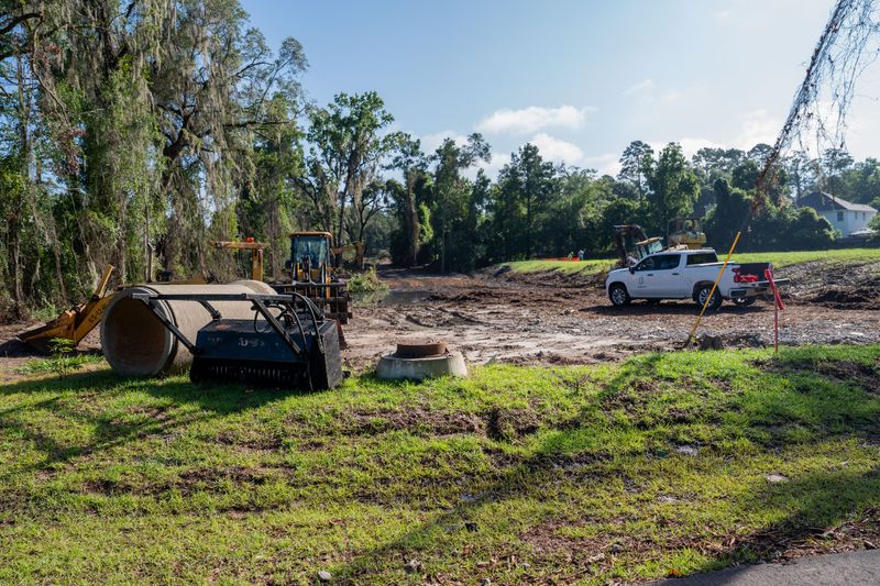 A large area of land at the intersection of Thomasville Road and Velda Dairy Road was cleared for more businesses to be added at the intersection.