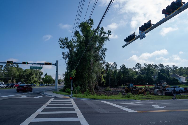 A large area of land at the intersection of Thomasville Road and Velda Dairy Road was cleared for more businesses to be added at the intersection.