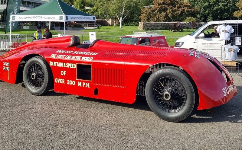The Sunbeam 1000hp, which led the automotive world to the 200 mph threshold nearly 100 years ago in Daytona Beach.