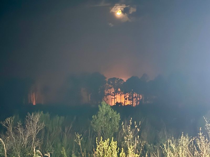 Martin County Fire Rescue crews helped Palm Beach County Fire Rescue and the Florida Forest Service with a 100-acre brush fire that started just after 1 a.m. June 24 in the John G. and Susan H. DuPuis Jr. Wildlife and Environmental Area.