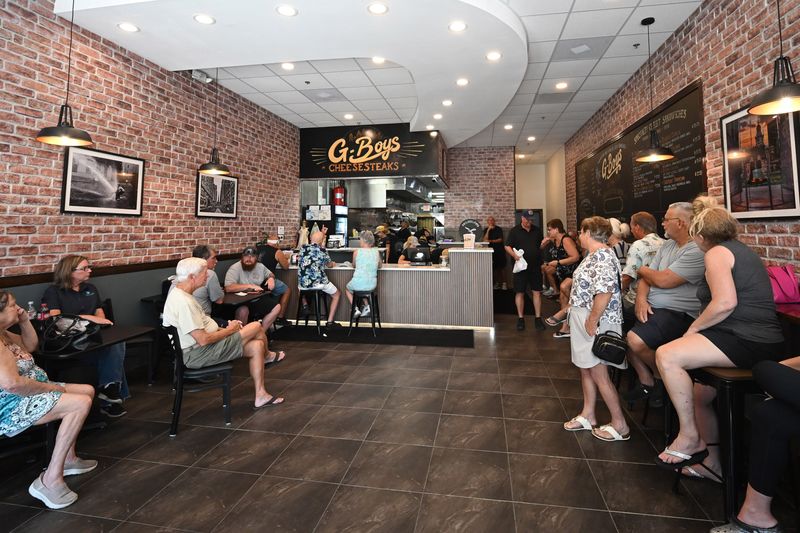 G-Boys Cheesesteaks opened June 13 at 321 Jacaranda Boulevard, Venice in Jacaranda Common Shopping Center. Since then the shop, which is run by brothers John and Ken Giacobbo and their family, has been selling out daily.