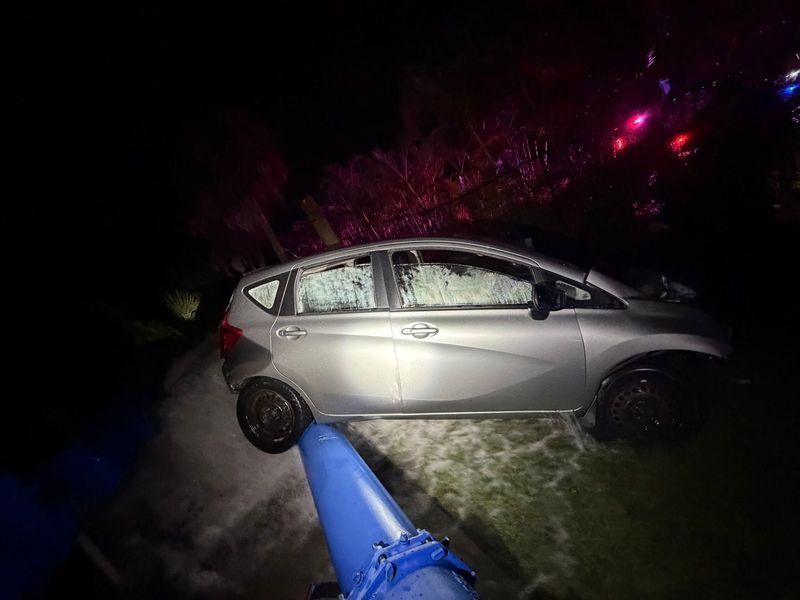 A 24-year-old man accused of crashing a vehicle June 24, 2026, into a pipe at a Hobe Sound water treatment plant, disrupting water service to some, has been arrested, according to the Martin County Sheriff's Office.