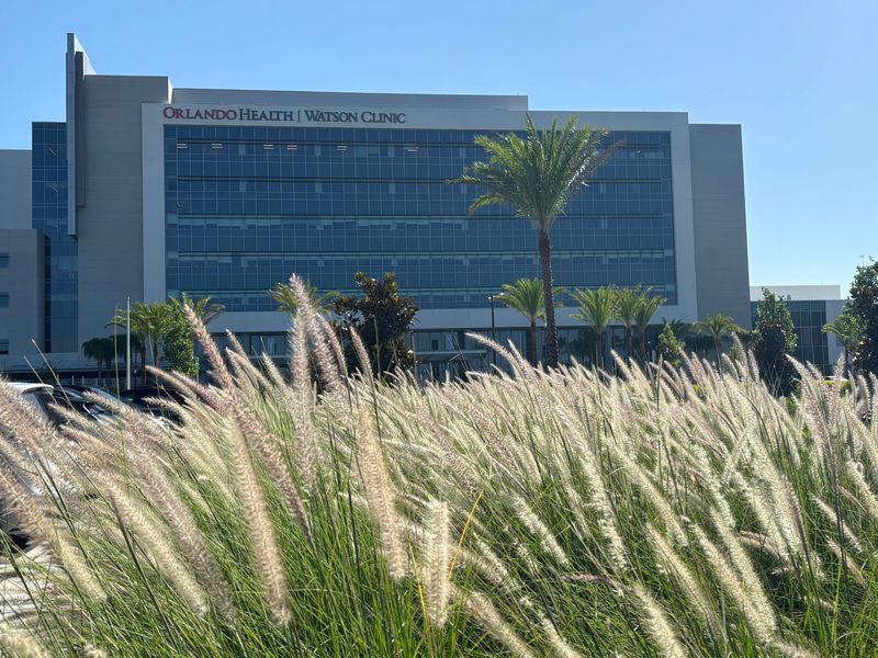 The new Orlando Health Watson Clinic Lakeland Highlands Hospital during a media tour on June 25, 2026. The hospital is scheduled to open the second week in July.