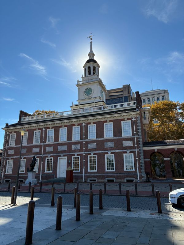 Independence Hall in Philadelphia was closed during a trip in November 2025 due to the government shutdown.